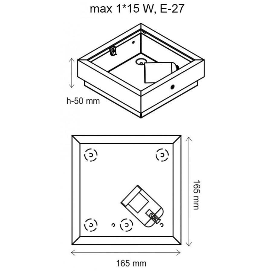 Стельовий світильник Vesta Light Photo Frame 66182 дерево Графітовий (9784) - фото 8 Стельовий світильник Vesta Light Photo Frame 66182 дерево Графітовий (9784) - фото 8