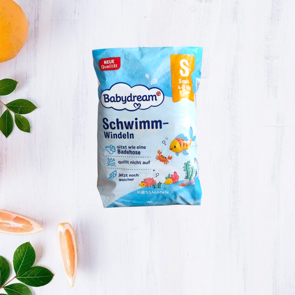 Підгузки для плавання Babydream Schwimm-Windeln S 4-9 кг 12 шт.