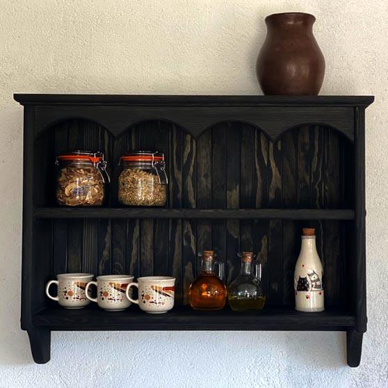 Полка настенная из дерева Санрамон Венге (ПНС/004112)