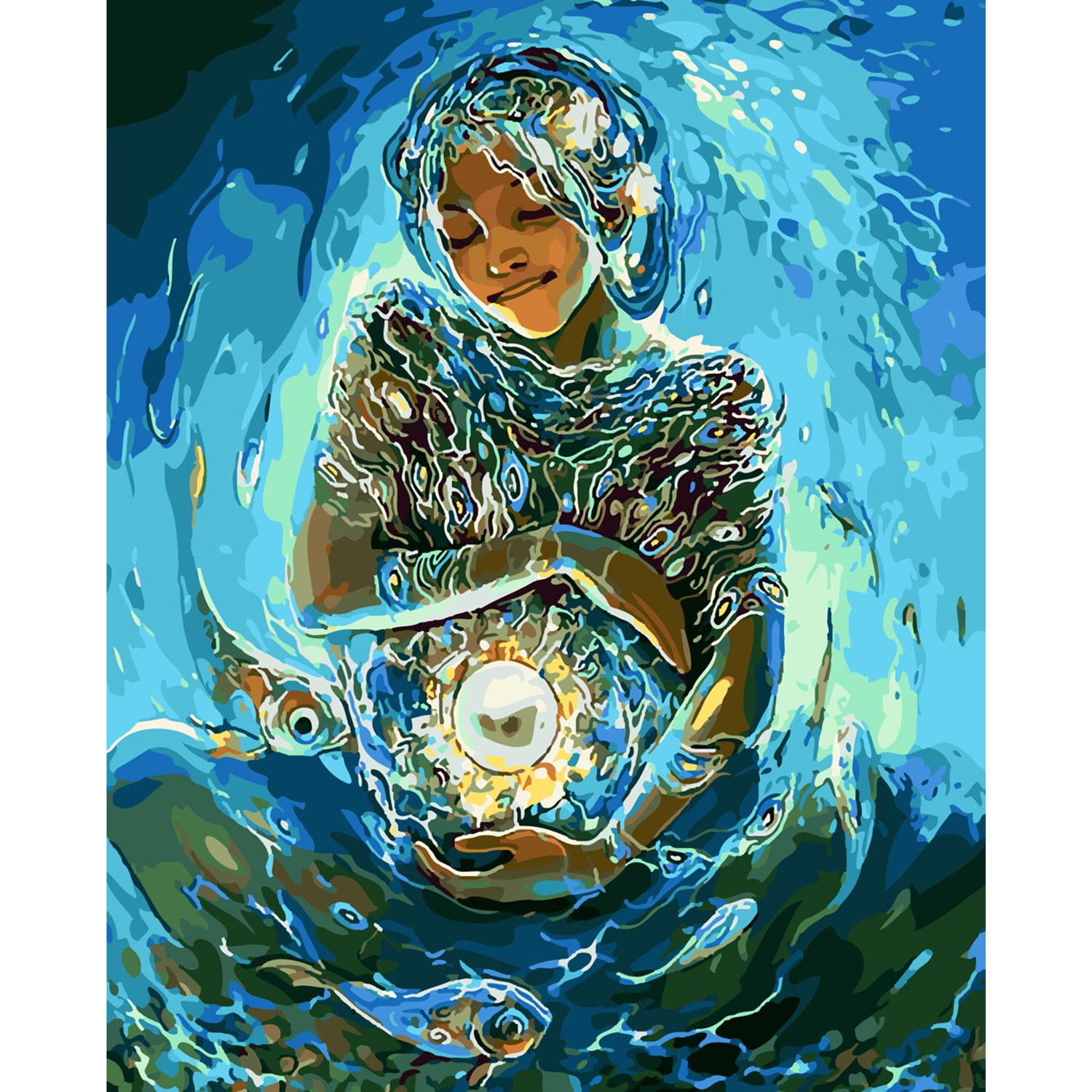 Картина за номерами Strateg Таємниця нового життя 40х50 см (SY6096)