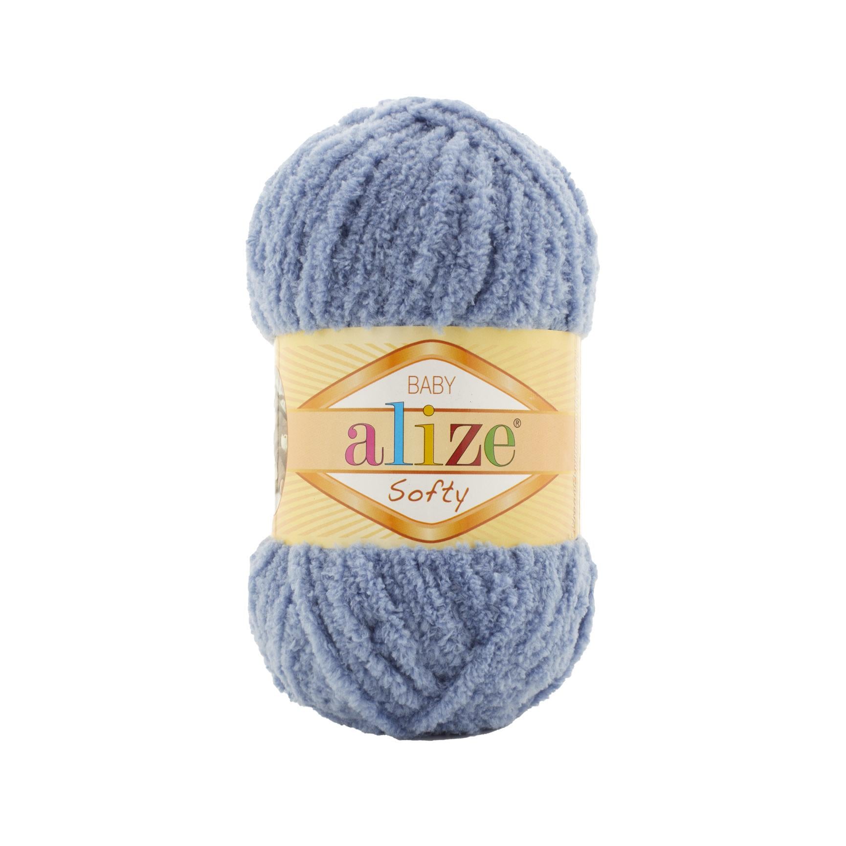 Пряжа Alize Softy 374 джинс (2628) Пряжа Alize Softy 374 джинс (2628)