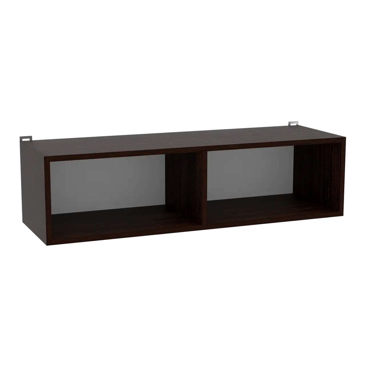 Полка навесная Континент Н9 95х30х25 см Венге темный