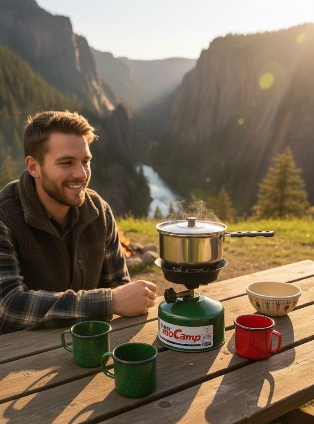 Газовий пальник портативний туристичний Зелений (2104618788) - фото 9 Газовий пальник портативний туристичний Зелений (2104618788) - фото 9