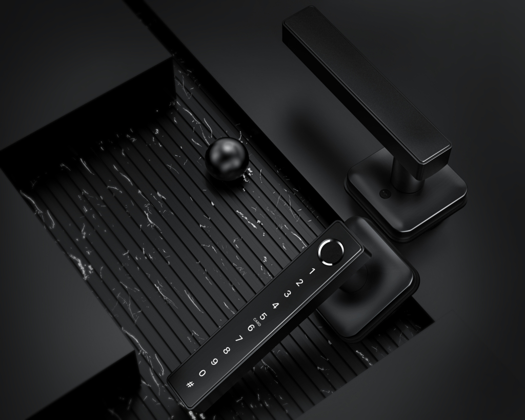 Замок дверний біометричний розумний SEVEN LOCK SL-7738BF (2126398442) - фото 8