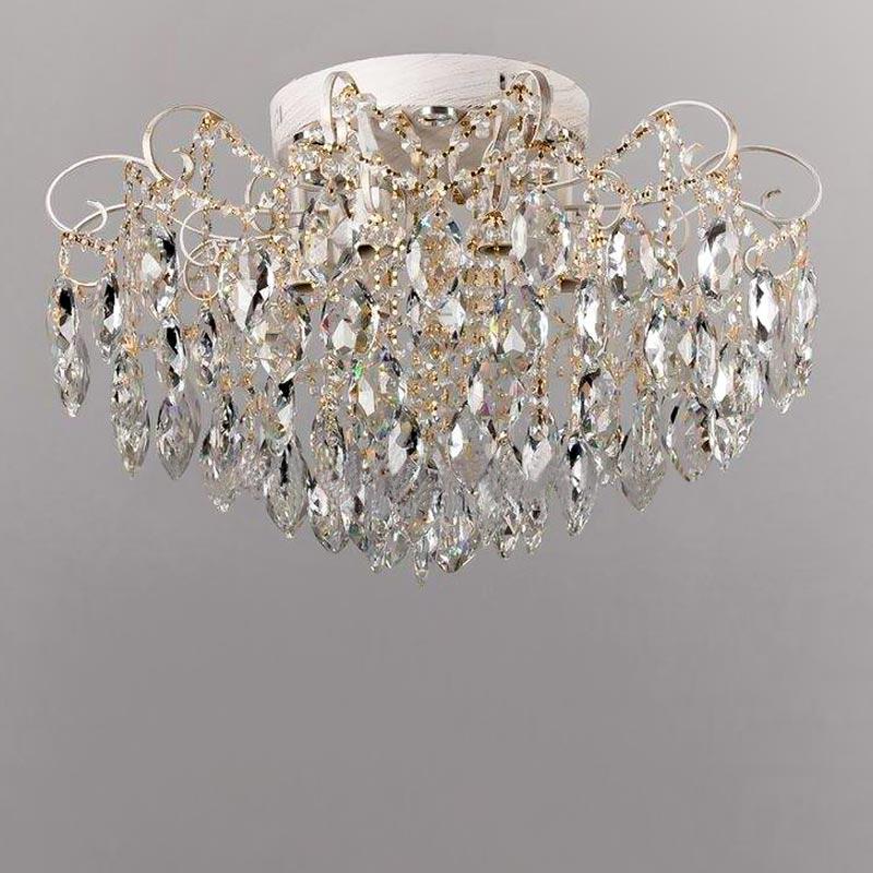 Люстра потолочная LED Light House SR-17038/6+6 WG E27 хрустальная Белый