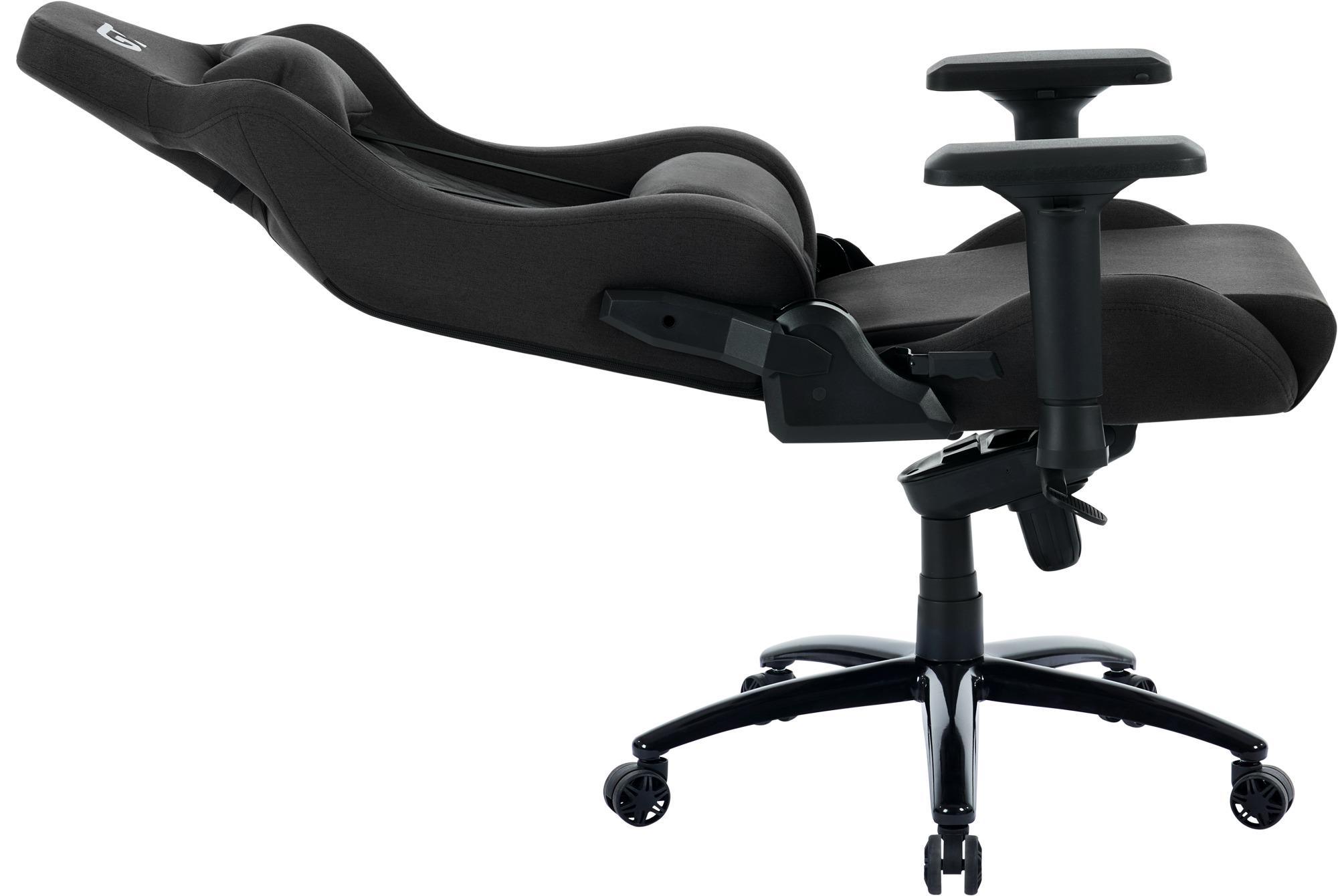 Кресло геймерское GT Racer X-0716 Fabric Black - фото 5