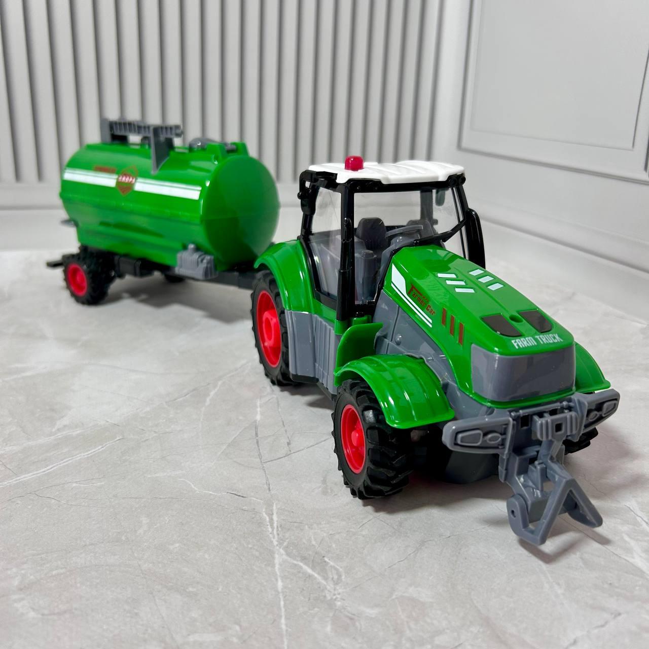 Іграшка дитяча Трактор із причепом QH 205-3 акумуляторний на пульті радіокерування (2632801171) - фото 5 Іграшка дитяча Трактор із причепом QH 205-3 акумуляторний на пульті радіокерування (2632801171) - фото 5