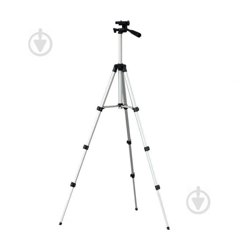 Універсальний штатив для фотоапарата та телефону Tripod 3120 з чохлом Gray - фото 3