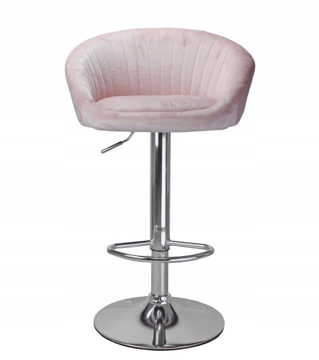 Барний стілець JS Stillo Рожевий (14277778) - фото 4 Барний стілець JS Stillo Рожевий (14277778) - фото 4