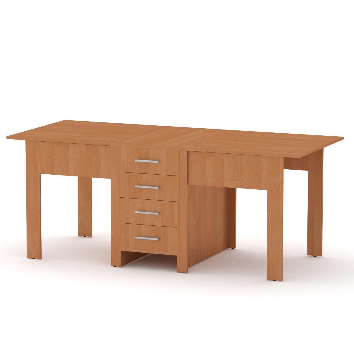 Стіл розкладний МебліКо книжка-3 80х53х75 см Вільха (k-2303-5) - фото 1 Стіл розкладний МебліКо книжка-3 80х53х75 см Вільха (k-2303-5) - фото 1