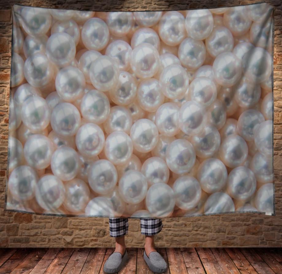 Плед с 3D принтом Жемчужины 150x200 см (epi_0170)