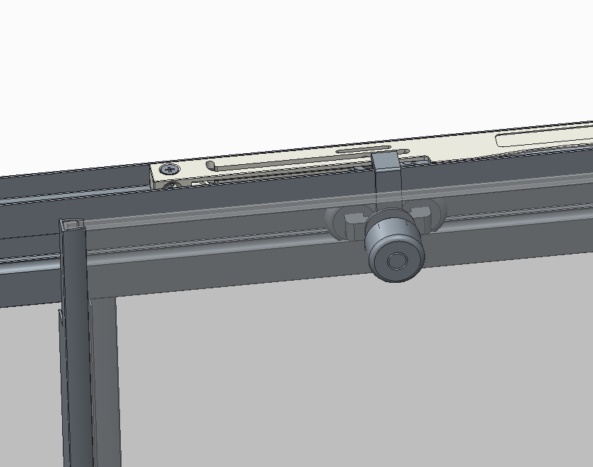 Душевая дверь в нишу KOER SR SD05-140x200-TR-01 прозрачное стекло Easy Clean 6 мм Хром (KR5406) - фото 6