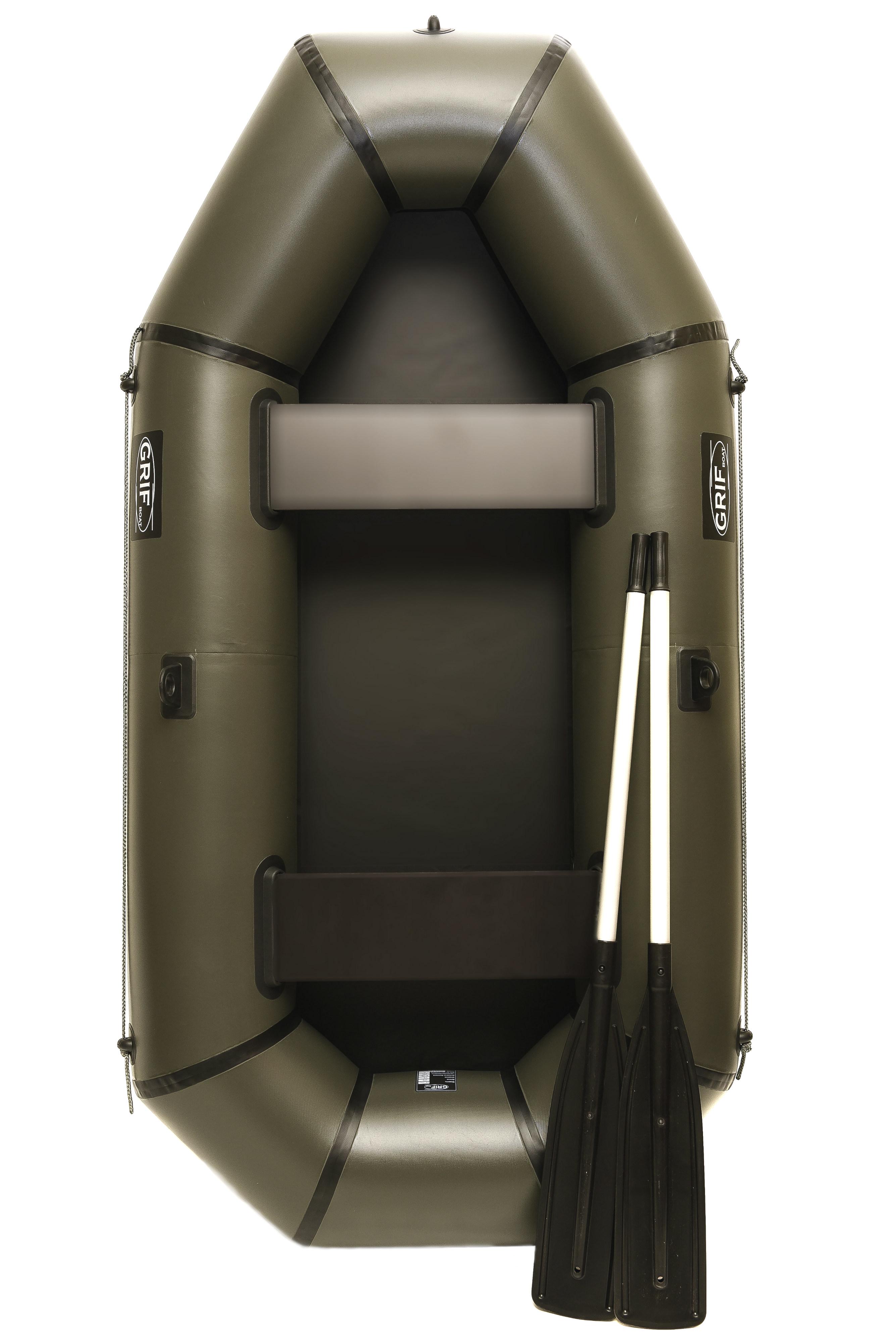 Лодка надувная двухместный Grif boat GH-250 пвх