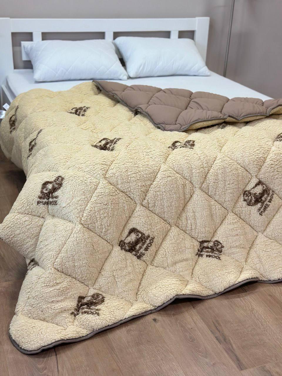 Одеяло зимнее микрофибра 150х210 см Бежевый (П4К-vik-hutr-001)