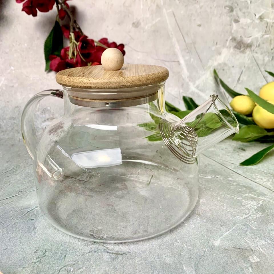 Заварювальний чайник із бамбуковою кришкою Edenberg EB-19030 1700 мл (2530557525) - фото 3 Заварювальний чайник із бамбуковою кришкою Edenberg EB-19030 1700 мл (2530557525) - фото 3