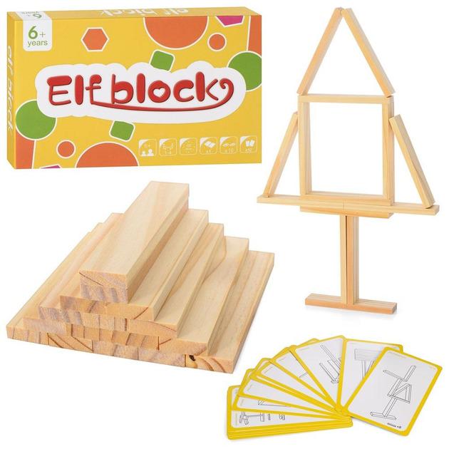 Игрушка деревянная игра блоки (MD 1775) Игрушка деревянная игра блоки (MD 1775)