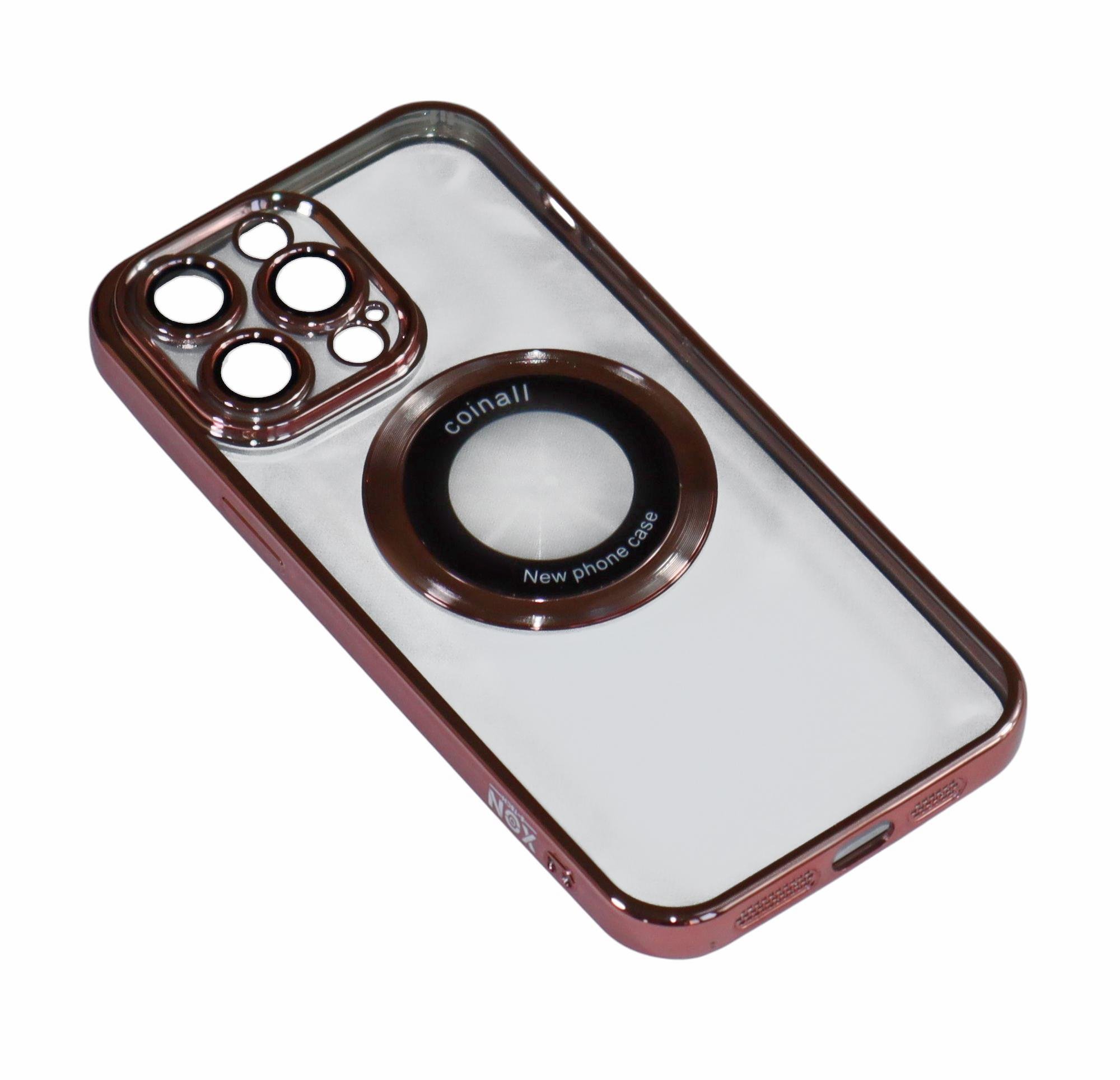 Магнитный чехол XON PhoneCase Magnetic для iPhone 14 Pro Max (PCMC1114400P 8185) Розовый/Прозрачный Магнитный чехол XON PhoneCase Magnetic для iPhone 14 Pro Max (PCMC1114400P 8185) Розовый/Прозрачный