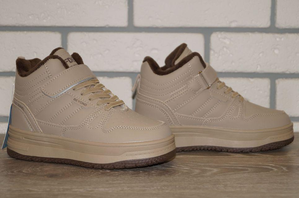 Хайтопи зимові дитячі BBT kids р. 33 21 см Бежевий (31575-33) - фото 7 Хайтопи зимові дитячі BBT kids р. 33 21 см Бежевий (31575-33) - фото 7