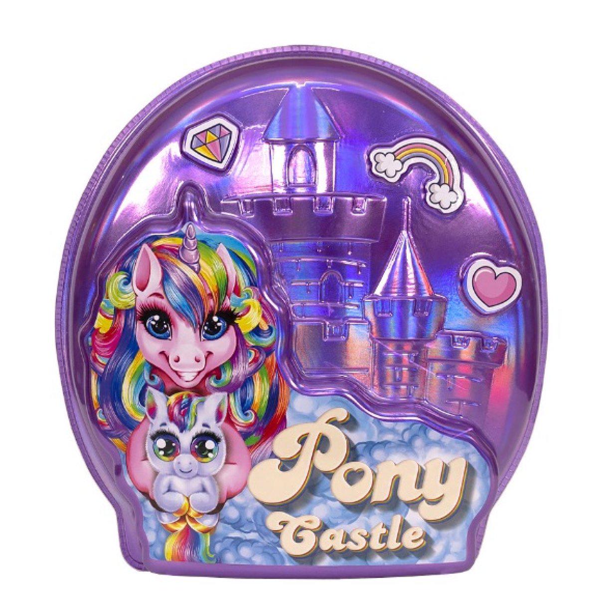 Креативное творчество Danko Toys Пони Pony Castle 13 сюрпризов Фиолетовый (BPS-01-01UV)