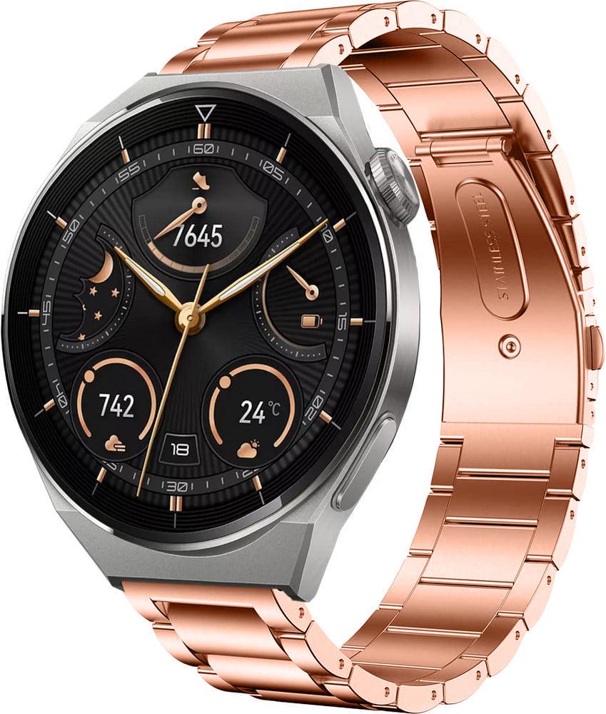 Браслет металлический Shape для Huawei Watch GT3 Pro 46 мм Rose Gold (37319-27)