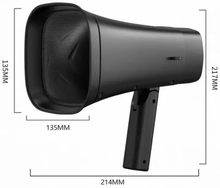 Громкоговоритель Megaphone DV-680 Bluetooth на солнечной батарее с записью звука (20410220) - фото 8