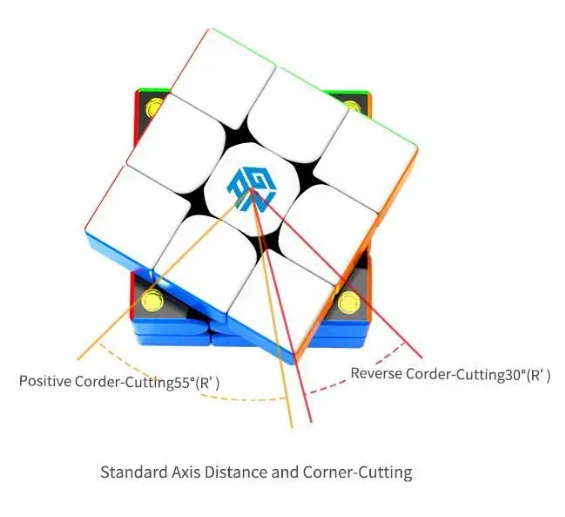 Кубик Рубика 3х3 магнітний GanCube 354 M V2 Standart (GAN354M) - фото 3 Кубик Рубика 3х3 магнітний GanCube 354 M V2 Standart (GAN354M) - фото 3