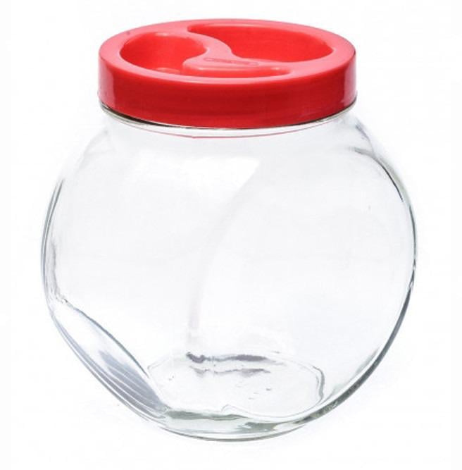Банка Everglass 15001 Белла с красной крышкой 1730 мл Банка Everglass 15001 Белла с красной крышкой 1730 мл