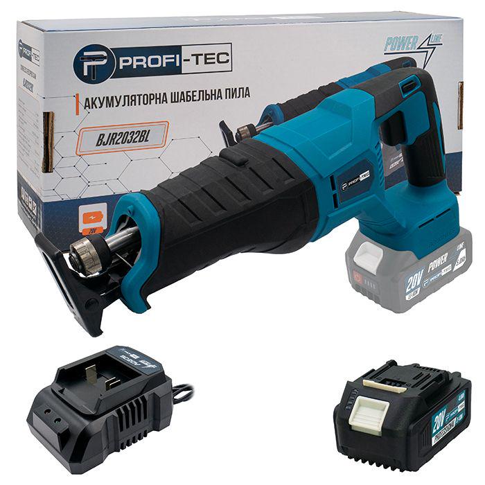 Пила шабельна акумуляторна PROFI-TEC BJR2032BL 20V Professional (006595)