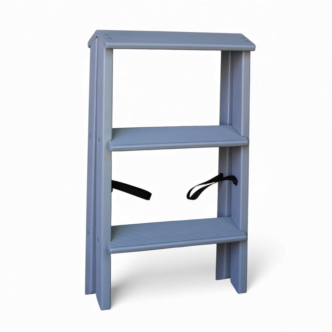 Табурет-лестница деревянный Студія Дерева Вільха Вестерн бытовой двухсторонний 3 ступеньки Серый (31002870) - фото 4 Табурет-лестница деревянный Студія Дерева Вільха Вестерн бытовой двухсторонний 3 ступеньки Серый (31002870) - фото 4