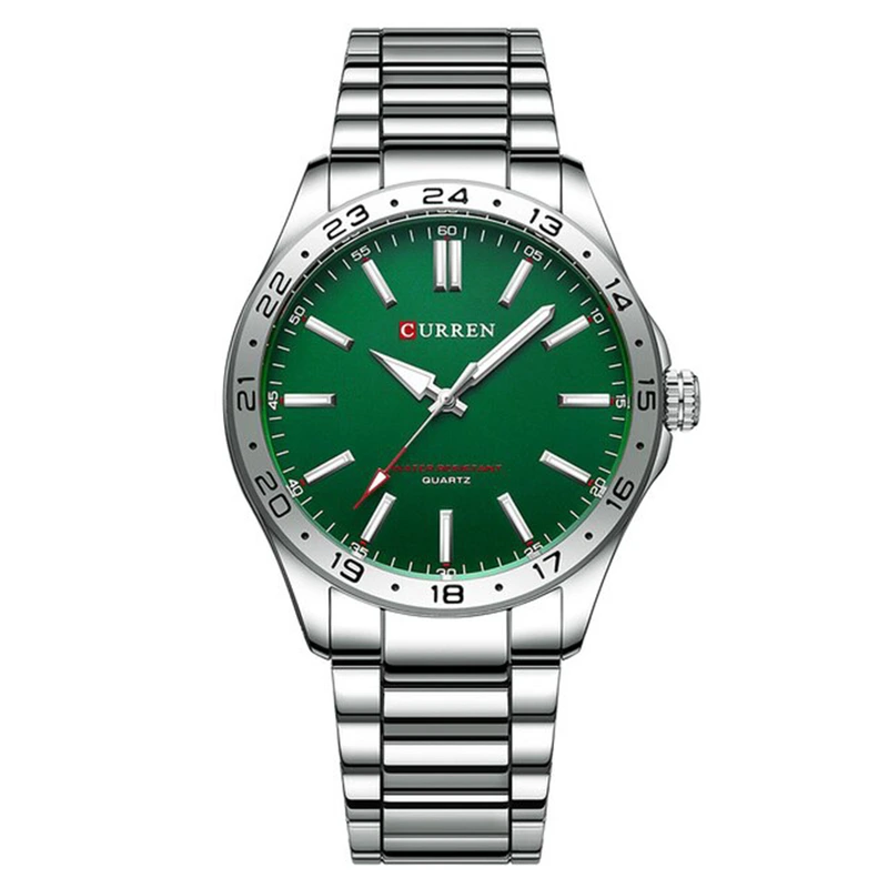 Наручные часы Curren 8452 Silver/Green