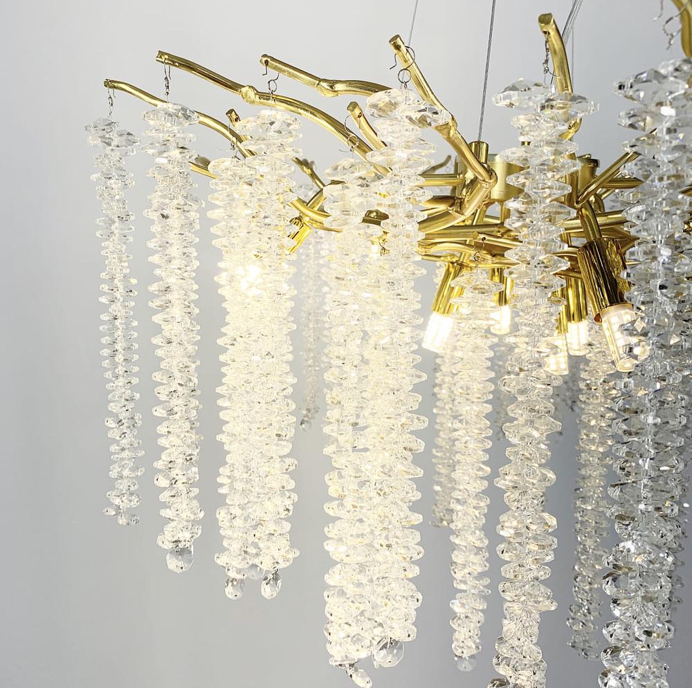 Люстра розкішна підвісна Odeon Light Ø 60 см (708D GD/CL) - фото 8 Люстра розкішна підвісна Odeon Light Ø 60 см (708D GD/CL) - фото 8