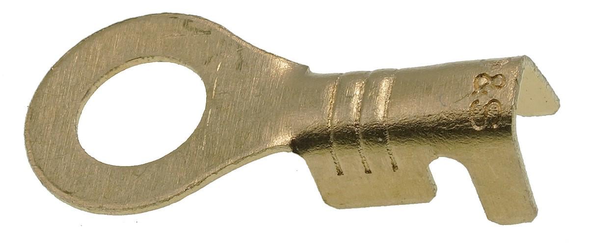 Наконечник кольцевой неизолированный 16х7,5 мм d 4 мм (rest231)