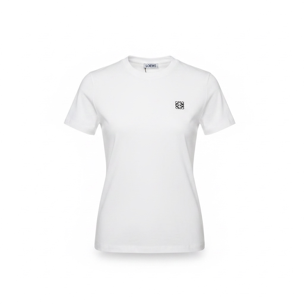 Футболка женская Loewe Basic Cotton S Белый (L12001.1S) Футболка женская Loewe Basic Cotton S Белый (L12001.1S)