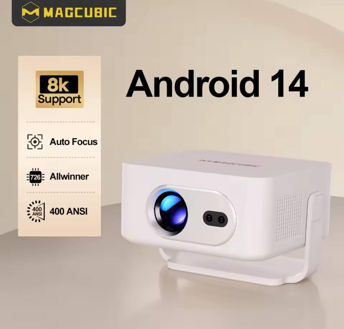 Проектор смарт Magcubic HY 300 MAX с автофокусом android 14400 ANSI настроен предварительно - фото 2 Проектор смарт Magcubic HY 300 MAX с автофокусом android 14400 ANSI настроен предварительно - фото 2