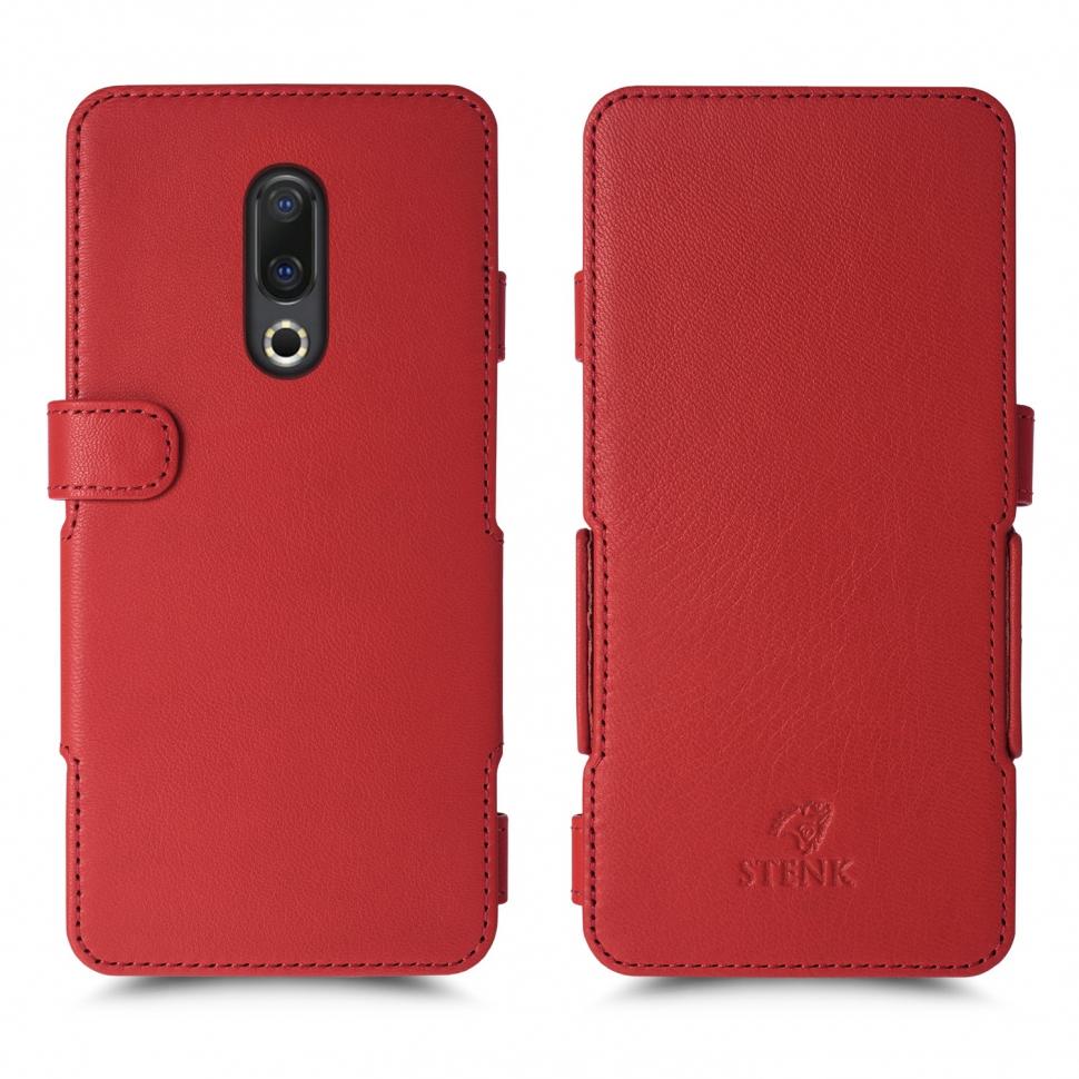 Чехол книжка Stenk Prime для Meizu 16 Красный (62717)
