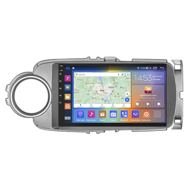 Автомагнитола штатная Lesko 4G/CarPlay/GPS/Wi-Fi для Toyota Yaris III 2010-2014 IPS 2/32Gb 9" (1795695546)