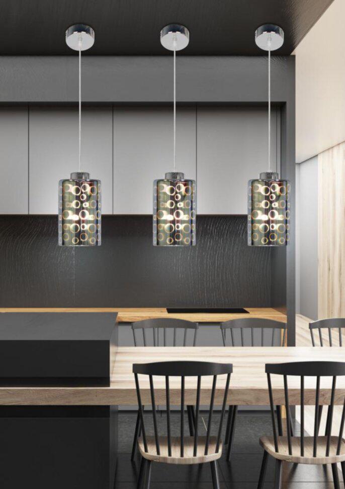 Люстра Candellux Nocturno 12x115 см Хром (31-57686) - фото 3