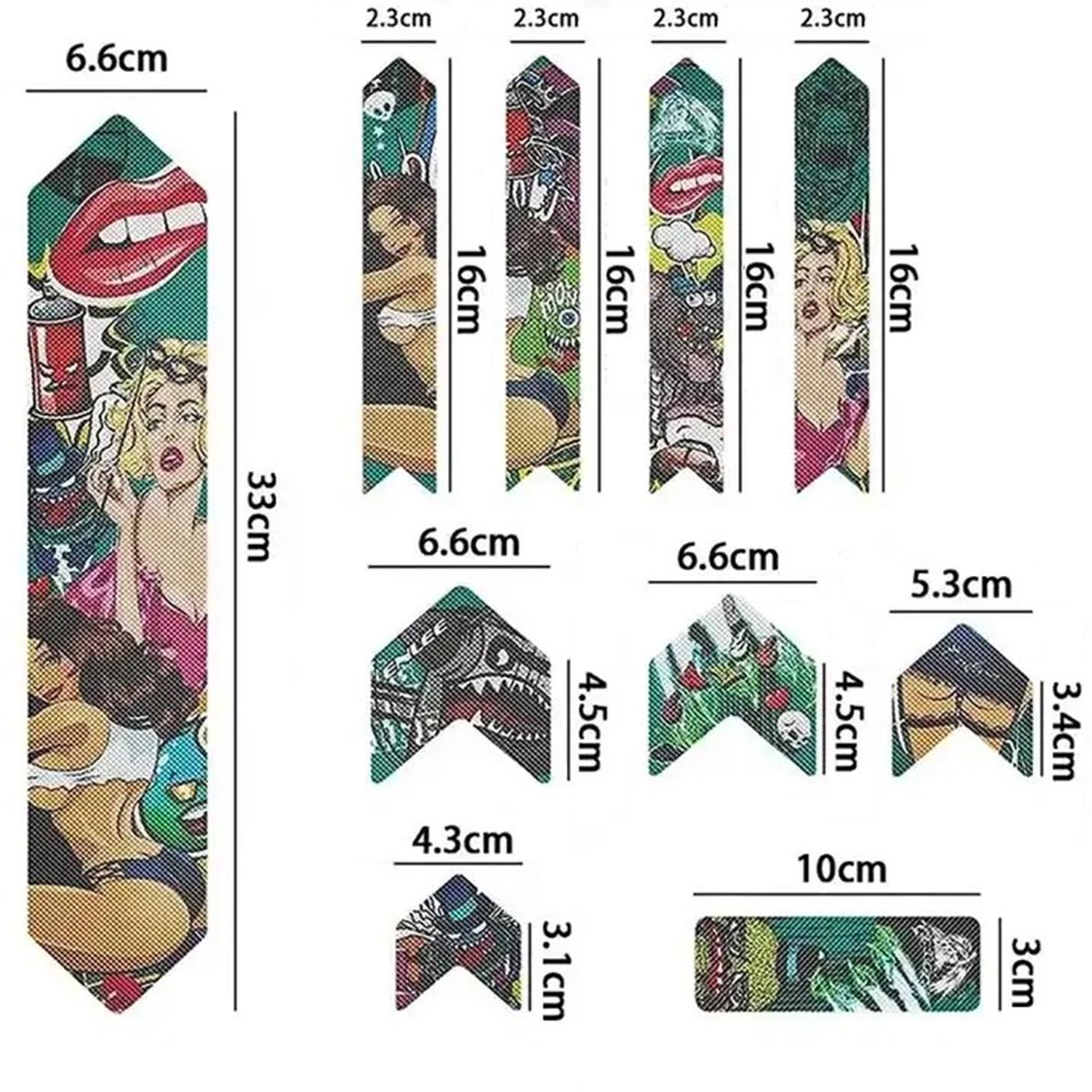Наліпки захисні 3D на раму велосипеда Enlee Guard FG-20 стиль 1 (EN-FG20-1-3439) - фото 4 Наліпки захисні 3D на раму велосипеда Enlee Guard FG-20 стиль 1 (EN-FG20-1-3439) - фото 4