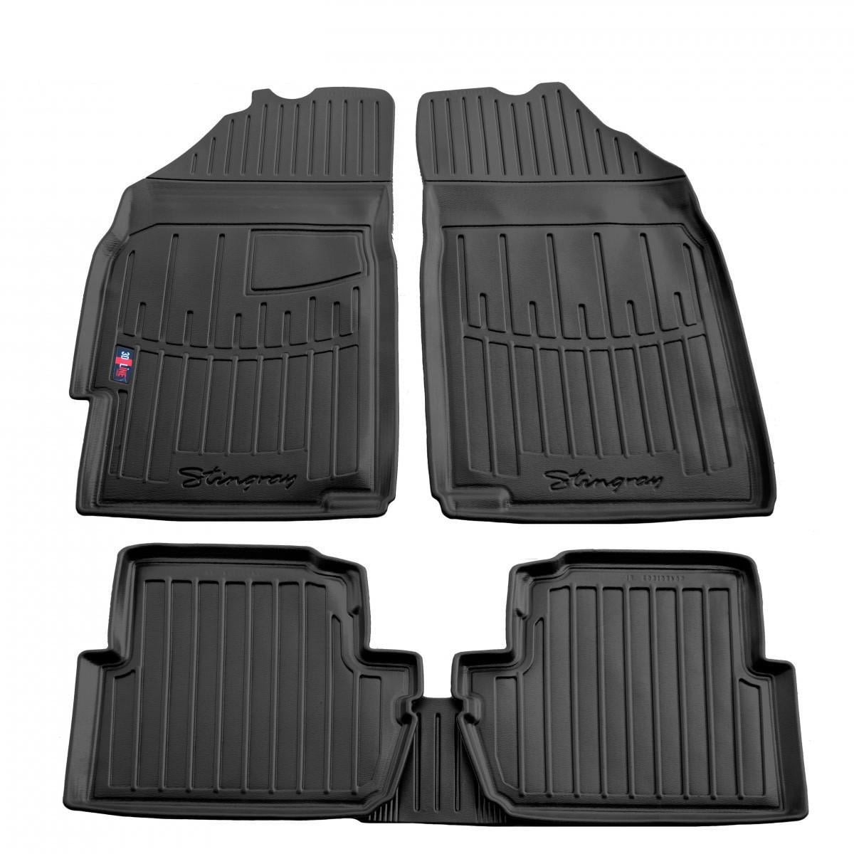 Коврики резиновые Stingray для Ravon R2 2015-/Daewoo Matiz M300/Chevrolet Spark M300 2009-2015 с бортом ТЕП 5 шт. (5045015)