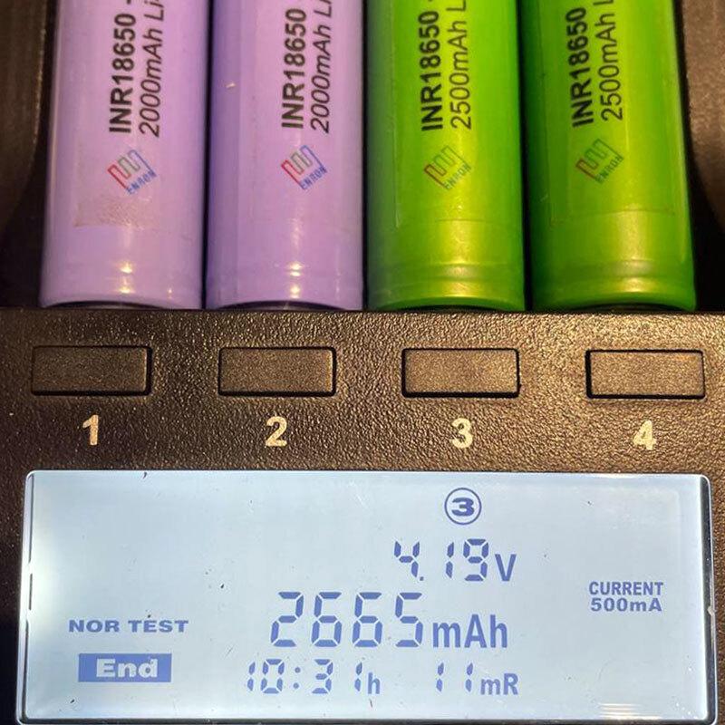 Акумулятор INR 18650 Enrone 25R високотоковий промисловий 10C 25A Li-Ion 2500 mAh (266226) - фото 4