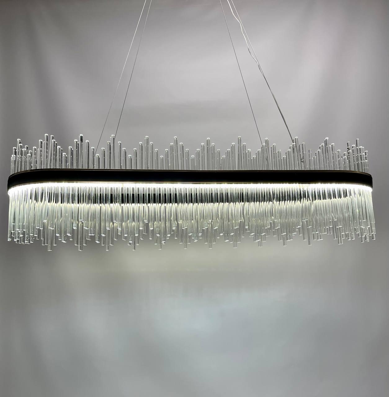 Люстра светодиодная Zilini HL1268/1200х350 Золотистый/Черный (24084138)