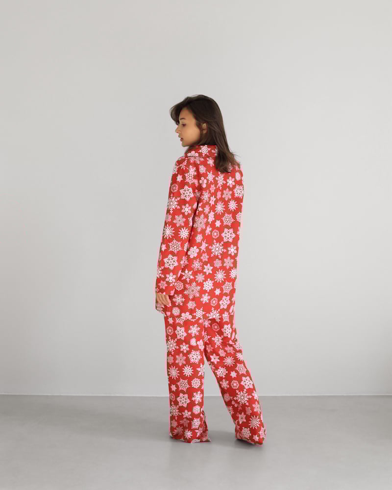 Піжамний костюм жіночий Модельєр 25887 р. 46 Різнокольоровий (14986) - фото 5 Піжамний костюм жіночий Модельєр 25887 р. 46 Різнокольоровий (14986) - фото 5