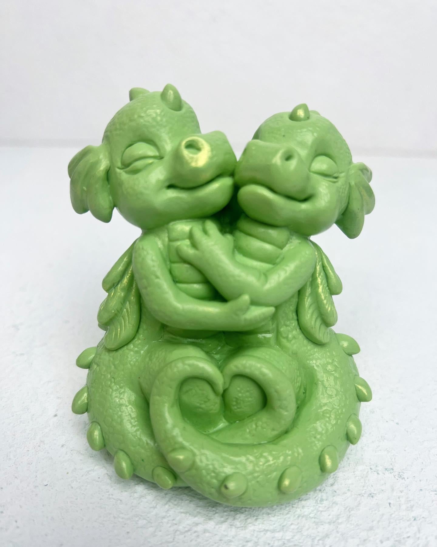 Силіконовий молд Дракончики пара (9164)