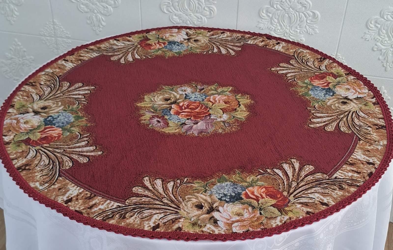 Салфетка велюровая Sagol 100 см St154 Bordo (CN21939)