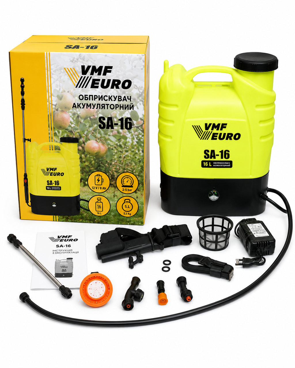 Опрыскиватель аккумуляторный VMF EURO SA-16 16 л (3109009193)