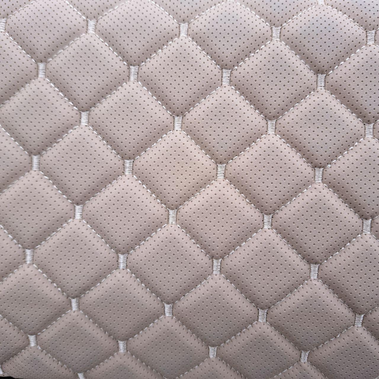 Органайзер автомобильный в багажник с перфорированной эко-кожи L 65x30x30 см Бежевый (d3bfb838) - фото 2 Органайзер автомобильный в багажник с перфорированной эко-кожи L 65x30x30 см Бежевый (d3bfb838) - фото 2