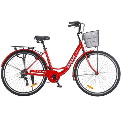 Велосипед Spark CITY CELINE колеса 28" алюмінієва рама 18" Червоний (000239984)
