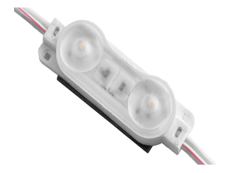 Модуль светодиодный LEDUA 2835-2smd 12V IP67 с линзой Shine Белый (2164)