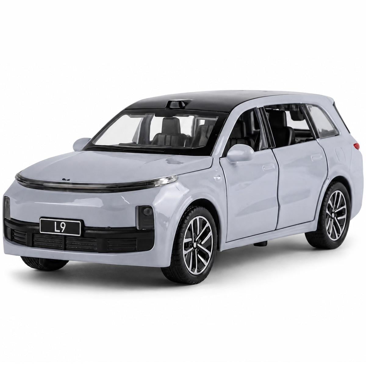 Игрушечная модель металлическая Li Auto L9 Li Xiang 1:32 Кроссовер свет фар/звук двигателя/инерционная/4 двери (37299110)