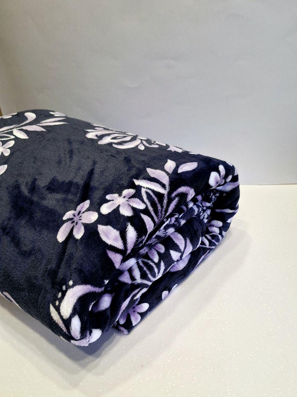 Плед-покрывало флисовый Colorful Home Цветочный вензель 200х220 см (944) - фото 2